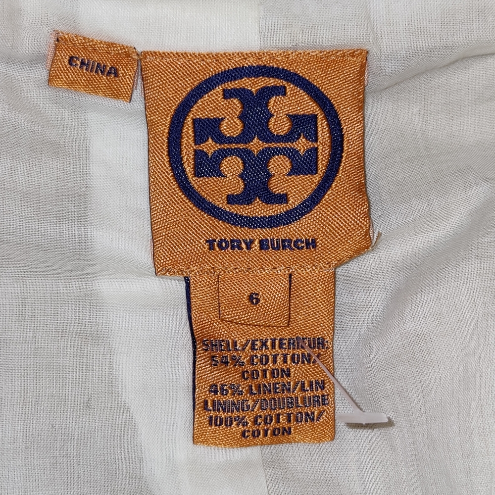 Tory Burch Elegant Beige Women's Jacket - Picture 12 of 16
